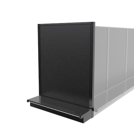 Lozier Gondola Shelving End Cap Black 48W 60H 13D P463S-EC